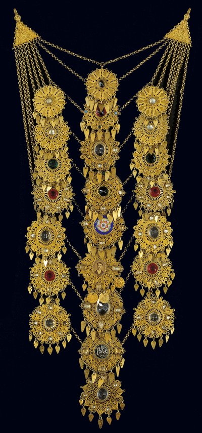 Chain Pectoral Ornament Worn by a Bride, from Attiki by Greek School